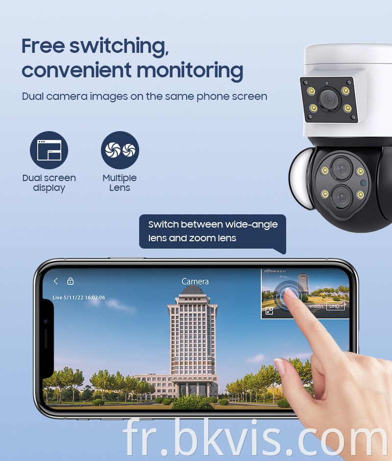 Panoramic WiFi Security Surveillance Wireless HD camera